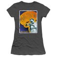 thumbnail image 1 of Miles Davis Knowledge And Ignorance Junior Women's T-Shirt Sheer Charcoal, 1 of 1