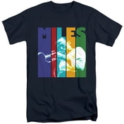 Miles Davis Miles Davis Lines Unisex Adult Tall T Shirt, Miles Davis Lines, 3X-Large