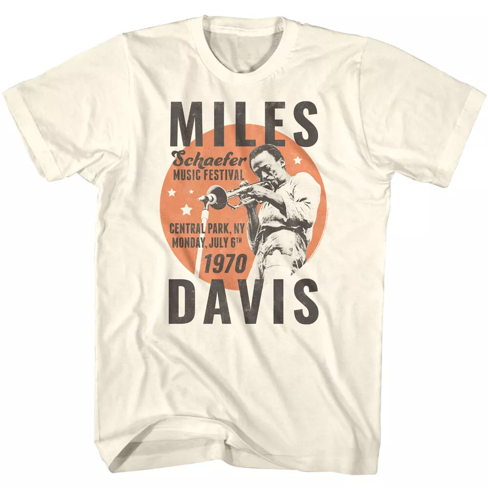 Miles Davis Schaefer Music Festival T Shirt Central Park New York Live