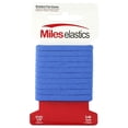 thumbnail image 1 of Miles Elastic Braided Flat Elastic, Braided Elastic, Strong Elastic, Elastic Sewing 1/4" (6,35 mm) by 5,46 Yards(5 Meter) Blue | Strong Elastic/Machine Washable and Dryable | Oeko-TEX certificated, 1 of 2