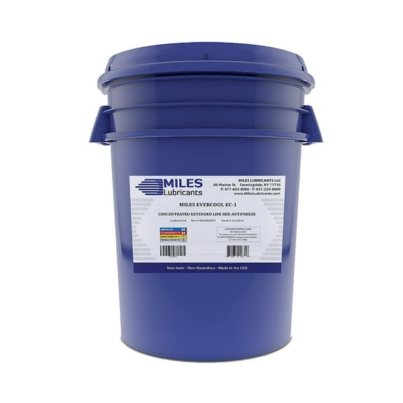 Miles Evercool Ec-1  Extended Life Red Antifreeze  ,5 Gal. Pail