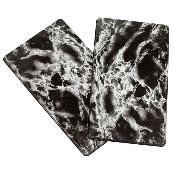 Miles Kimball 351050 Marble Burner Covers Set of 2, One Size, Black