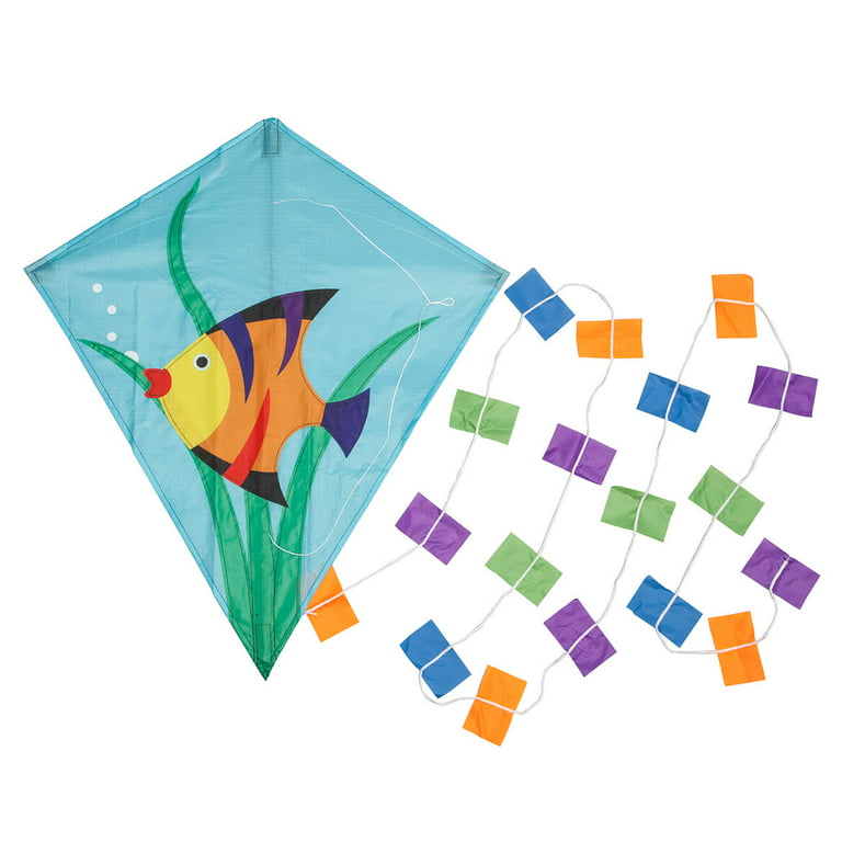 Miles Kimball Children's Fish Kite, Colorful Kite for Kids