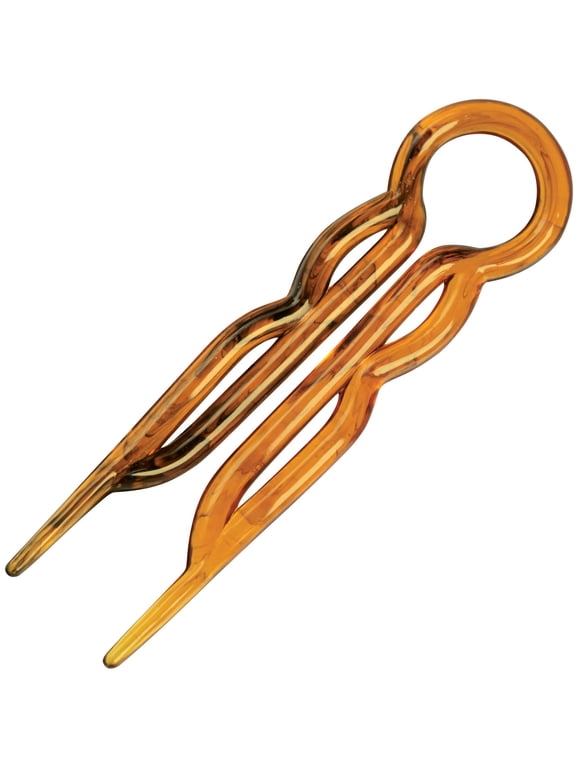 Set of 10 Magic Grip Hair Pins - Tortoise