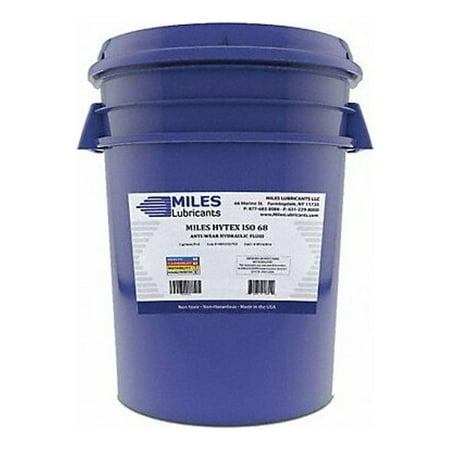 (9 pack) Miles Hytex, 68 Anti-Wear Hydraulic Fluid, 5-Gallon Pail
