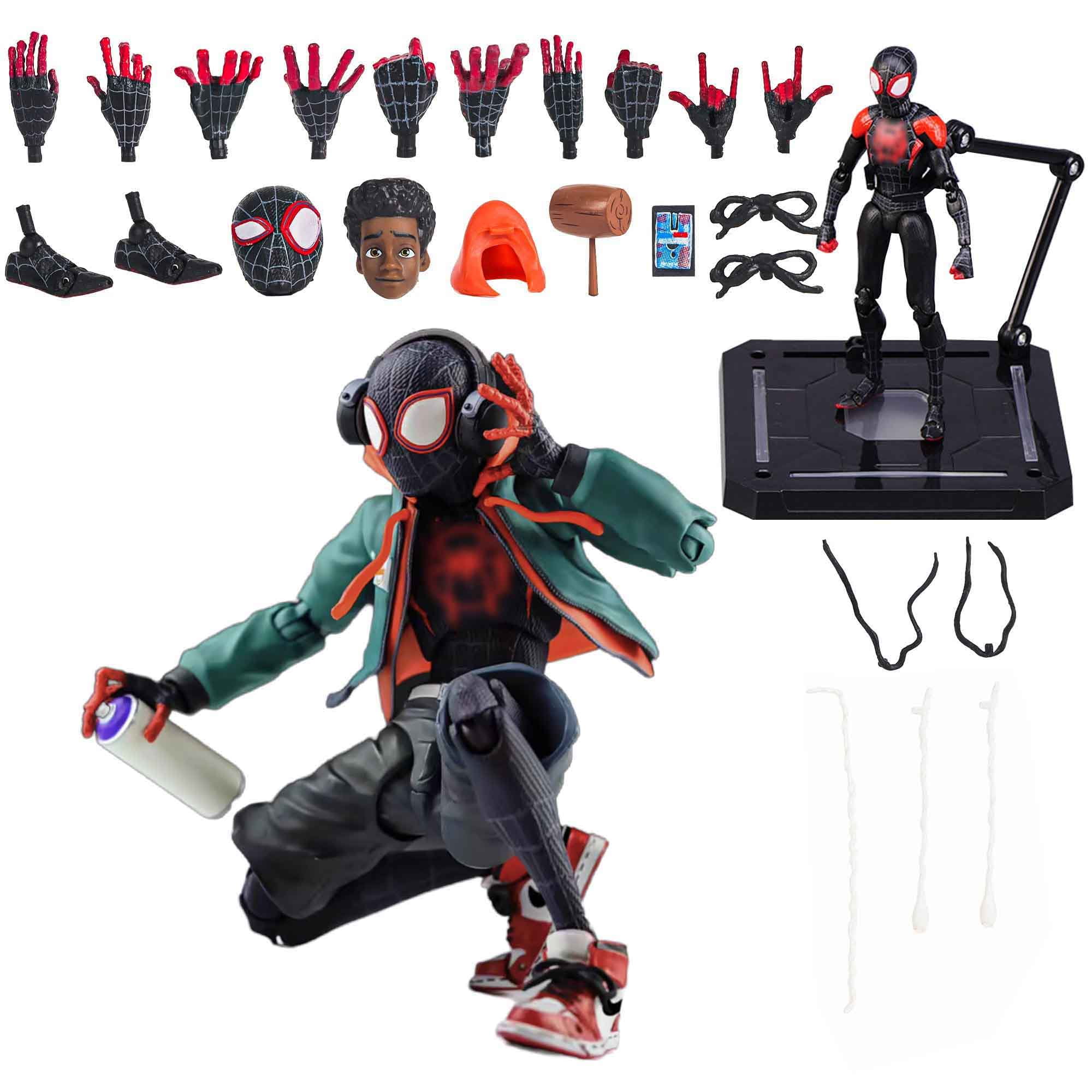 Miles Morale 6Inch Action Figure SpiderMn Into The SpiderVerse Super
