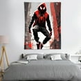 thumbnail image 1 of Miles Morales-Theme Anti-pilling Tapestry Gift Wall Hanging Backdrop for Room Bedroom Girls Fans Background Banner Party Birthday Supplies Decor, 1 of 5