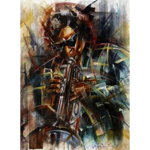 Miles Poster Print by Wendy Fields (9 x 12)