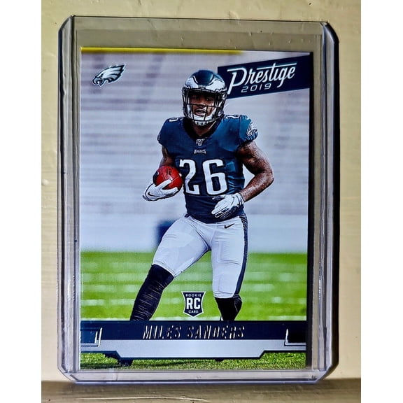 Miles Sanders 2019 Panini Prestige Xtra Points #258 NFL Rookie Card Eagles