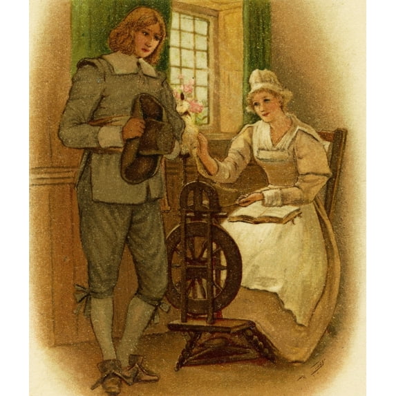 Miles Standish Poster Print By Mary Evans Picture Library Peter & Dawn Cope Collection (18 X 24)