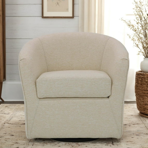 Mainstays Miles Swivel Accent Chair, Zeus Sand