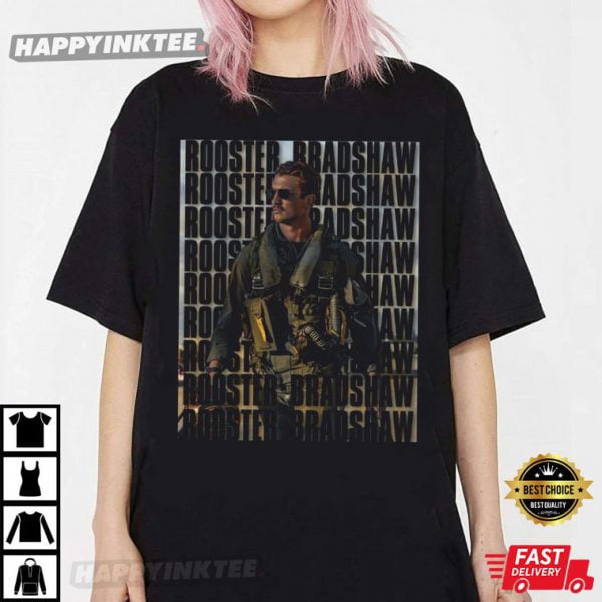Miles Teller Rooster Bradshaw Top Gun Maverick TShirt