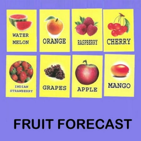 MilesMagic Magician's Fruit Forecast Mind Reading Cards Prediction Gimmick Real Mentalism Magic Trick