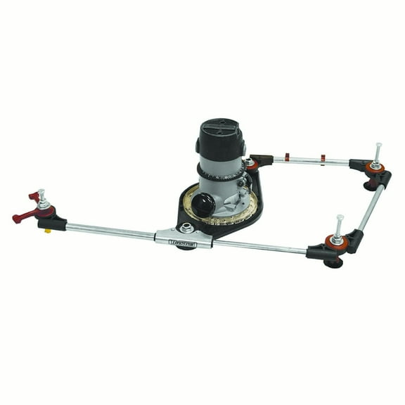 Milescraft 1221 Pantograph PRO - Complete Router Tracing System for Custom Made Wood Signs. Woodworking Sign Making Jig with Stencils and Router Bits