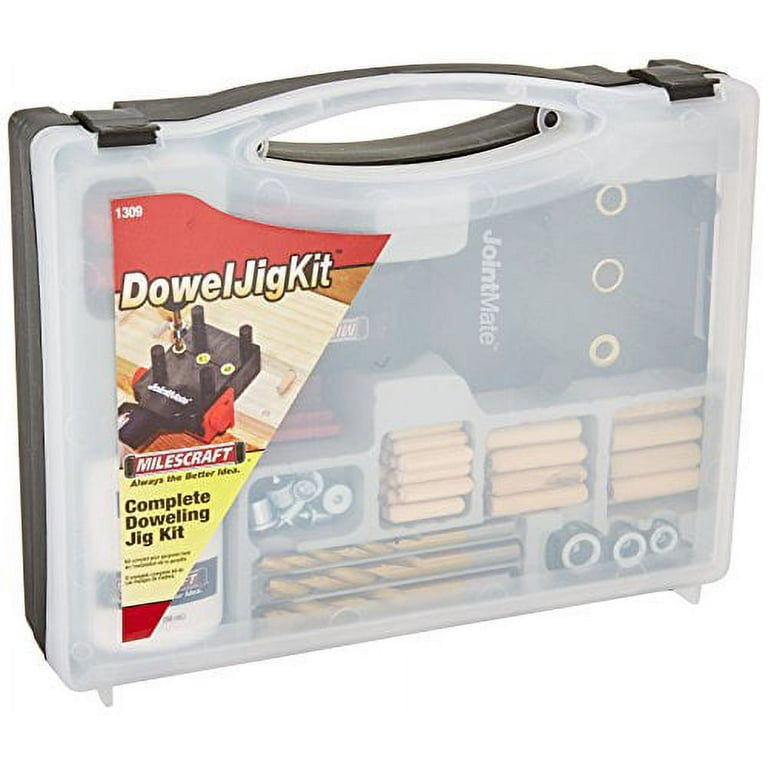 Milescraft 1309 DowelJigKit Complete Doweling Kit with Dowel