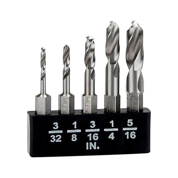 Milescraft 2320 5pc. MetalStubbyBit Set