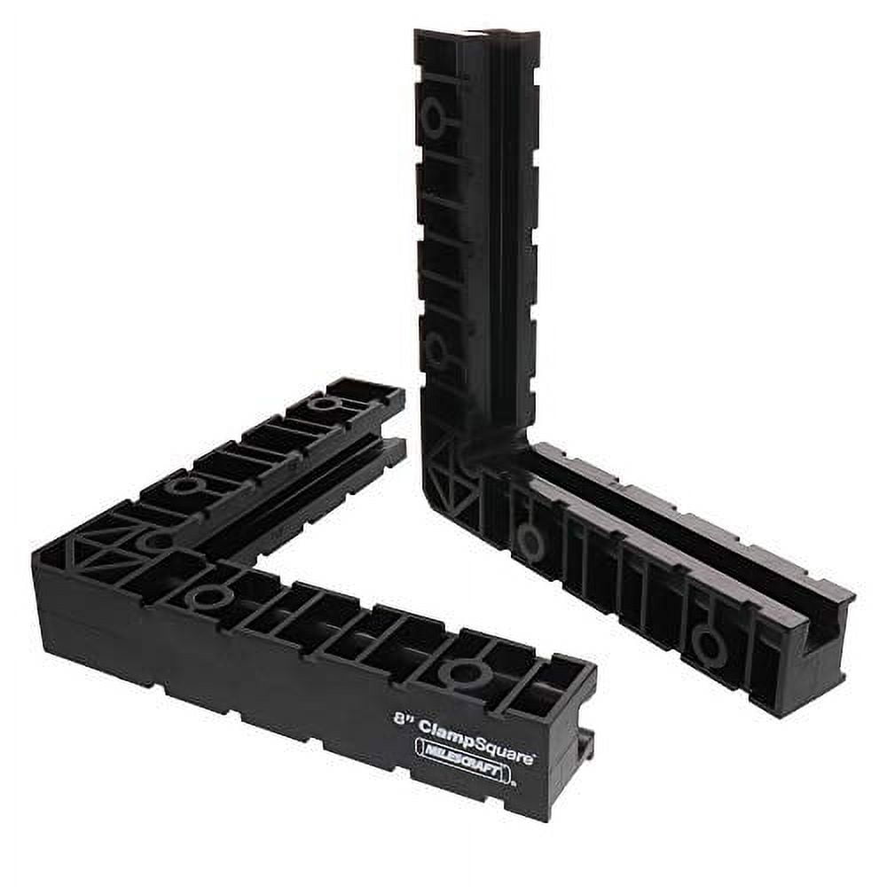 Milescraft 4011 8" Clamp Squares - 90 Degree Corner Clamp, Positioning/Assembly Squares for Pictures Frames, Boxes, Etc