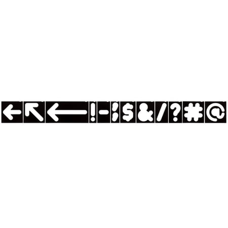 Milescraft Symbols 2.5In And 1.5In 26Pc