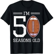 Milestone 50th Birthday American Football 50 Years Old T-Shirt