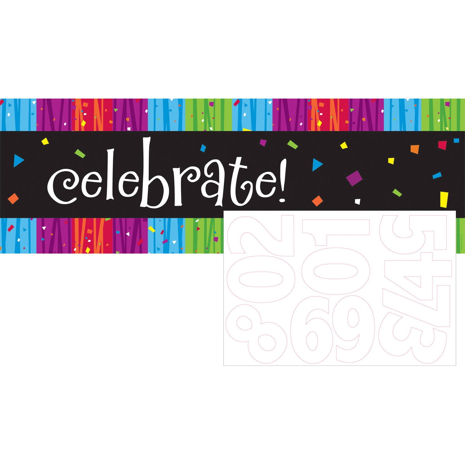 Milestone Celebrations Giant Party Banner, 1pk