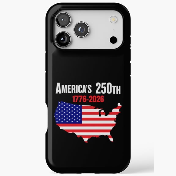 Milestone USA Flag Map Contour for iPhone Case 17 11 12 13 14 15 16 Pro Max