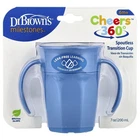 Milestones, Cheers360, Spoutless Transition Cup, 6 Months +, Blue, 7 oz (200