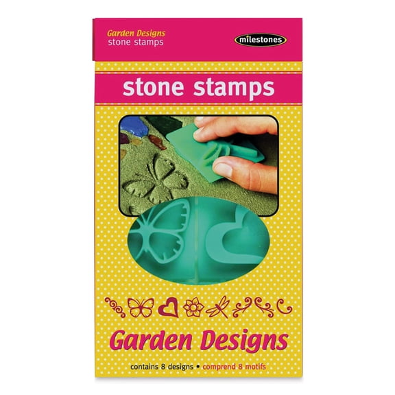 Milestones Mosaic Stone Stamps - Garden Designs