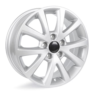 WheelerShip 16x6.5 Steel Replacement Rim For Volkswagen Jetta (2005-2018) – Black, 5x112, Offset 50 – 69809
