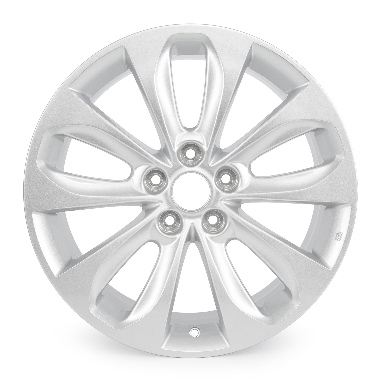New 18" Wheel Rim for 2011 - 2014 Hyundai Sonata, 18 x 7.5 Inch Hyper Silver Alloy Replacement Wheel Rims