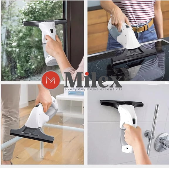 Milex InstaVanish Cordless, Rechargeable Power Squeegee Window Cleaner
