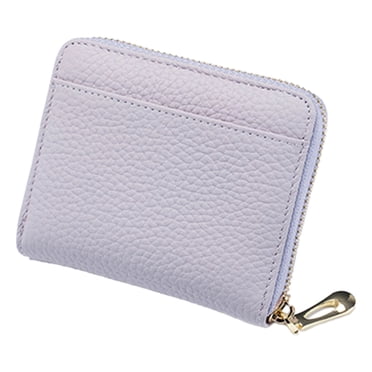 Mini Brown Leather Zip Wallet For Women | Hedonist Chicago