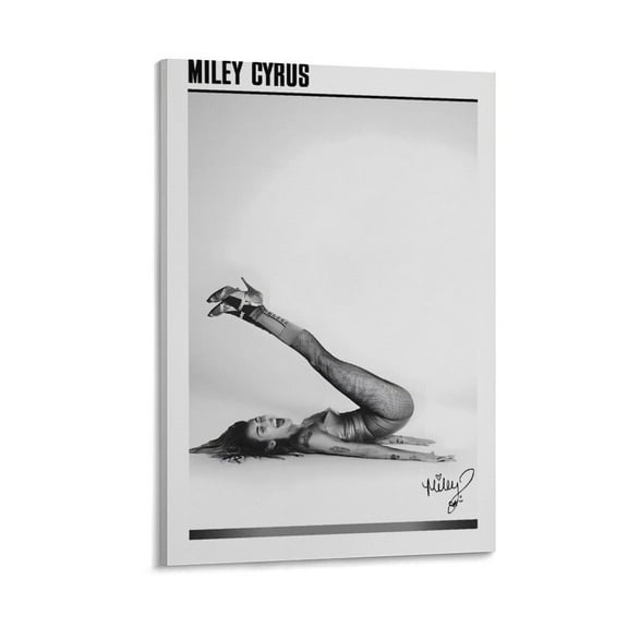 Miley Cyrus 4 Canvas Poster Wall Decorative Art Painting Living Room Bedroom Decoration Gift