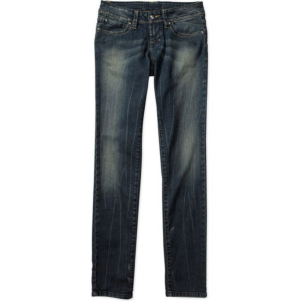 Miley Cyrus & Max Azria - Juniors Distressed Skinny Jeans