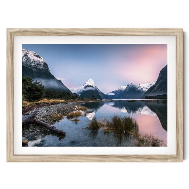 Milford Sound New Zealand Wall Art Print, Dramatic Mountain Fjord ...