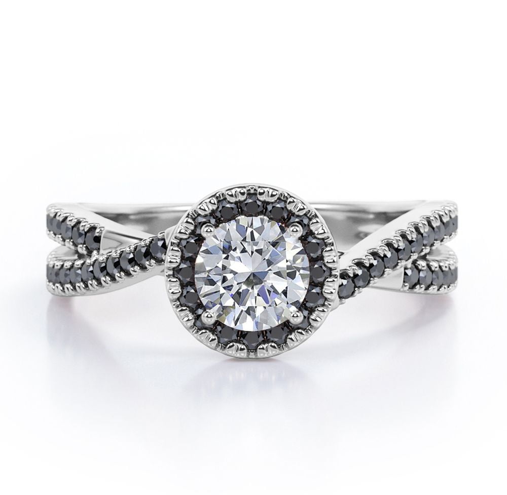 Milgrain halo deals