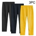 thumbnail image 1 of Milgrthf 2PC Girls Leggings High Waist Yoga Pants Softness Comfortable Leggings for Toddler Kids Girls Breathable Stretch Pants Deals, 1 of 9