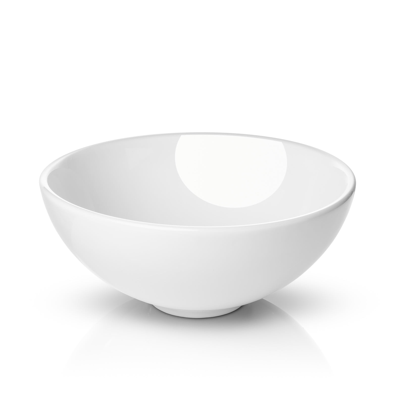 Miligore 13'' White Ceramic Round Above-Counter Sink
