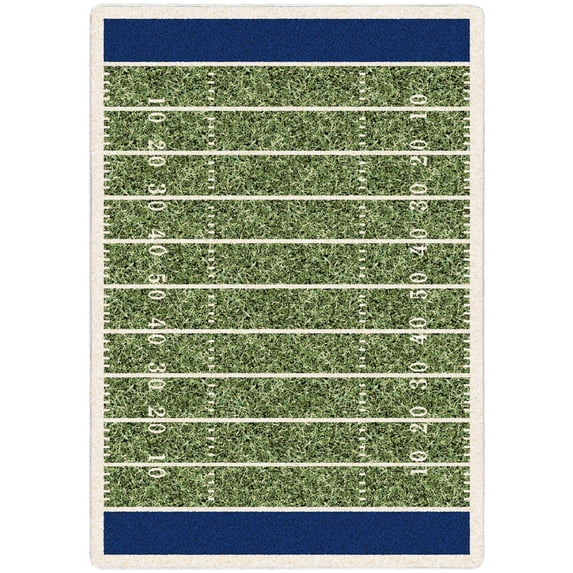 Milliken Themed Area Rug FRIDAY NIGHTS Friday Nights Green Modern, 10' x 13'