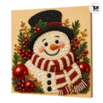 thumbnail image 1 of Milikeke Christmas DIY Diamond Painting Kit, Pearl Art Beads Set for Adults Craft Home Decor, Style D, 1 of 7