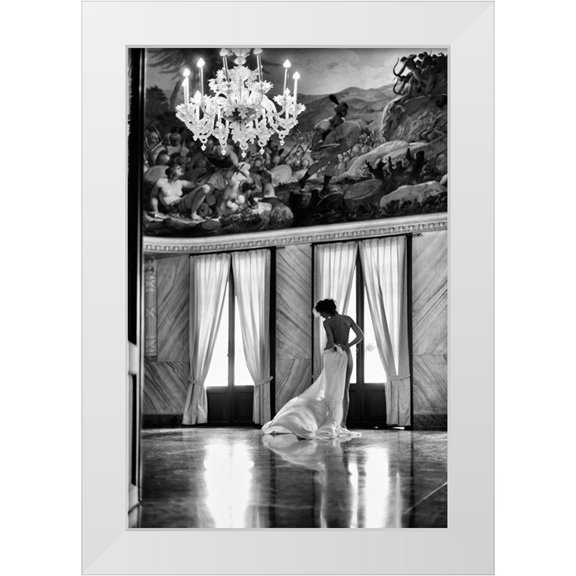 Milillo, Marco 11x14 White Modern Wood Framed Museum Art Print Titled - Elegance