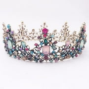 Milisente Crowns For Women Jewelled Bridal Crowns And Tiaras, Wedding Hair Accessories For Party With Gemstones Queen Crown