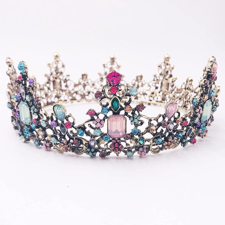 Milisente Bridal Crowns, Rhinestone & Flower Decorated, Prom  display picture 3