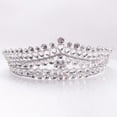 thumbnail image 1 of Milisente Crytal Crowns For Women Wedding Rhinestone Tiaras And Crowns For Party(Silver), 1 of 8