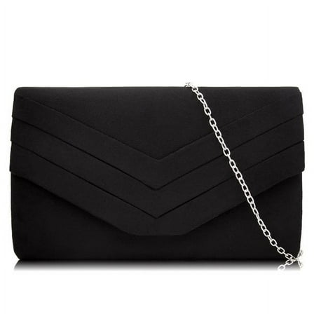 Milisente Women Clutches Suede Evening Bag Party Wedding Clutch Purses