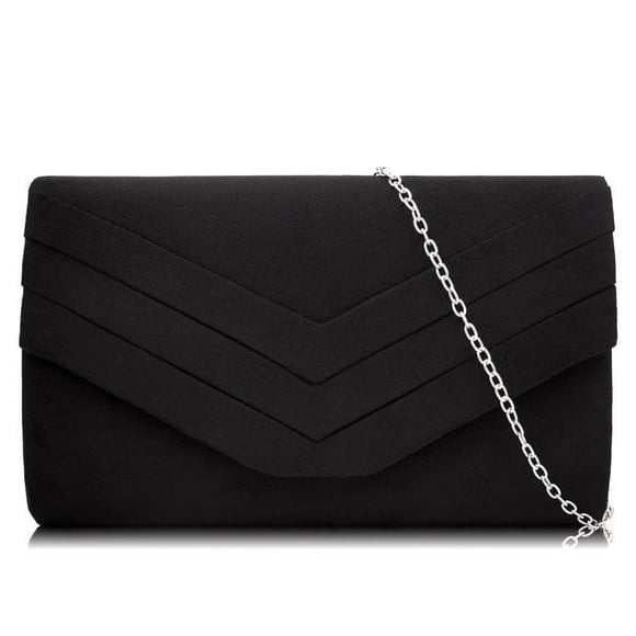 Milisente Women Clutches Suede Evening Bag Party Wedding Clutch Purses