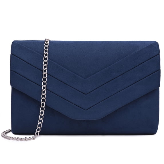 Milisente Women Clutches Suede Evening Bag Party Wedding Clutch Purses