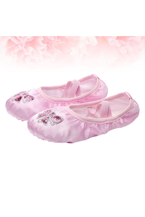 Ballet Booties for Girls Satin Pink 1 Pair for Jazz Classes