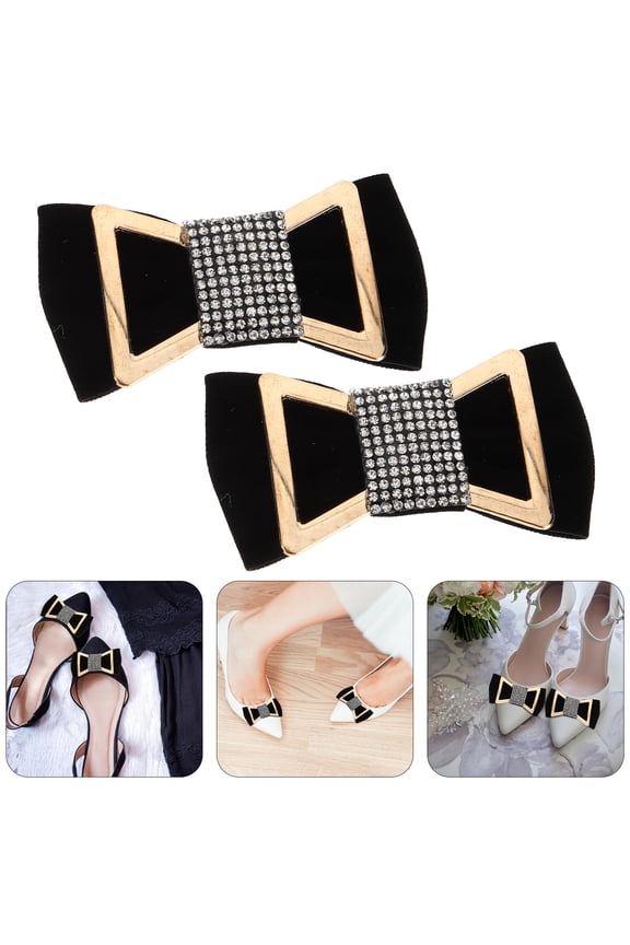 1 Pair Bow Accessories for Shoes ABS Multi Decorations for Women