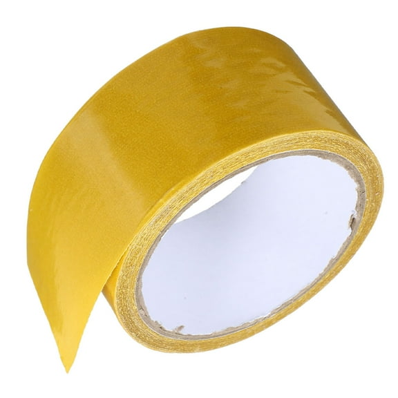 Milisten Double Sided Cloth Adhesive Tape Yellow for Carpet Repair Crafts and Hardwood Floor