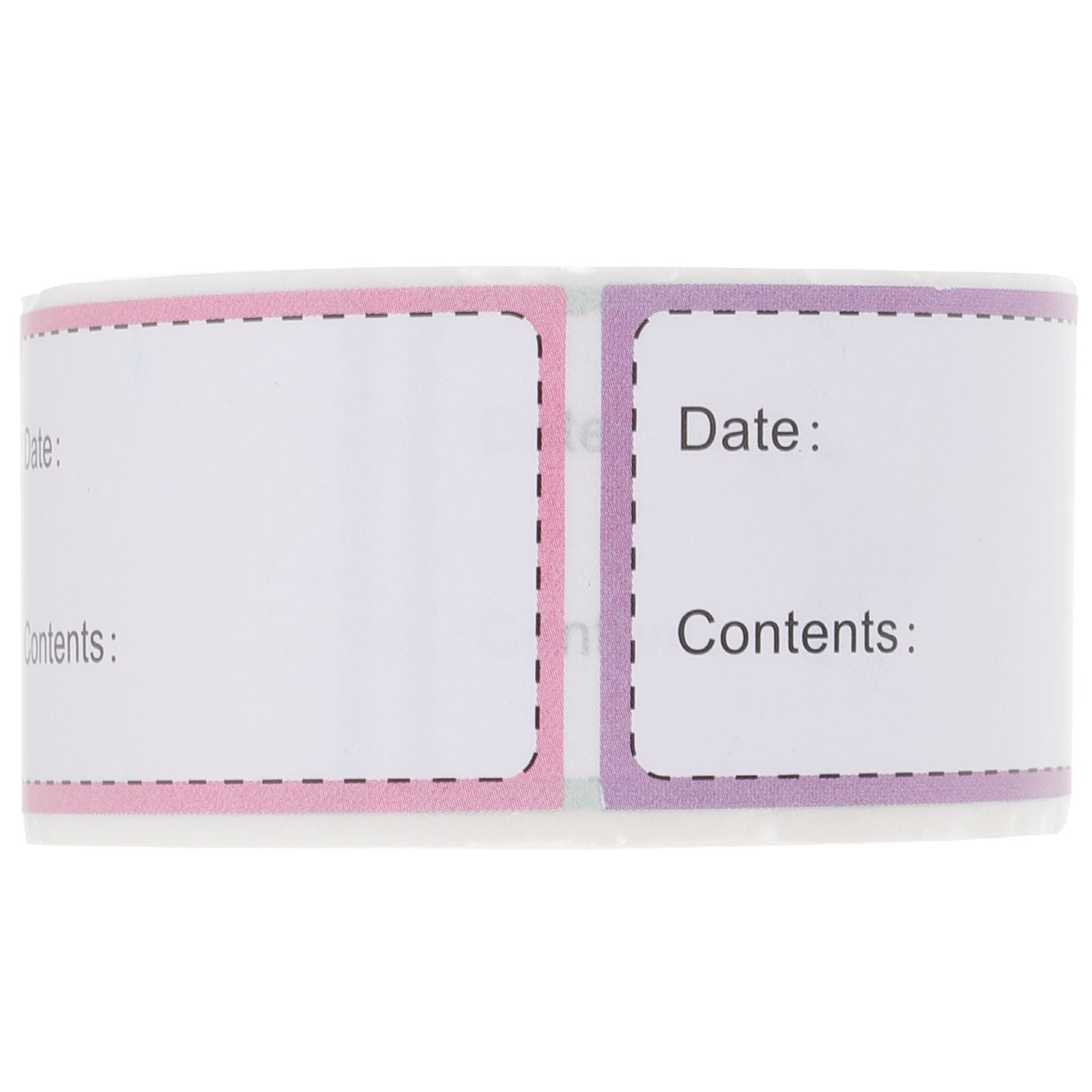 Milisten 1 Roll Multi-Color Paper Food Labels for Freezer Containers in ...